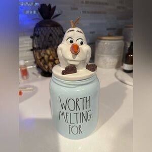 Rae Dunn Olaf Jar with Lid